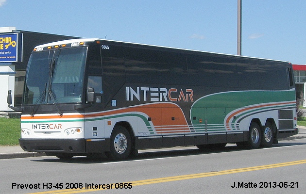 BUS/AUTOBUS: Prevost H3-45 2008 Intercar