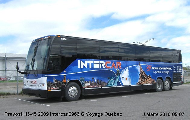 BUS/AUTOBUS: Prevost H3-45 2009 Intercar