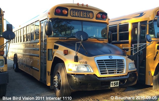 BUS/AUTOBUS: Blue Bird Vision 2011 Intercar