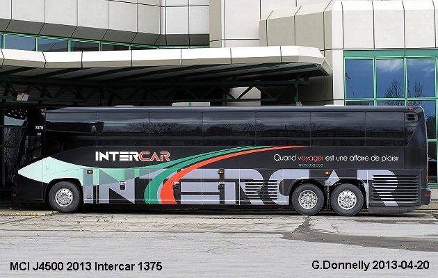 BUS/AUTOBUS: MCI J4500 2013 Intercar