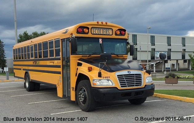 BUS/AUTOBUS: Blue Bird Vision 2014 Intercar