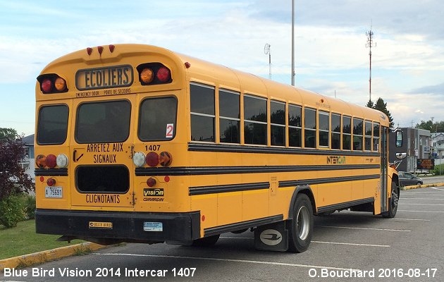 BUS/AUTOBUS: Blue Bird Vision 2014 Intercar