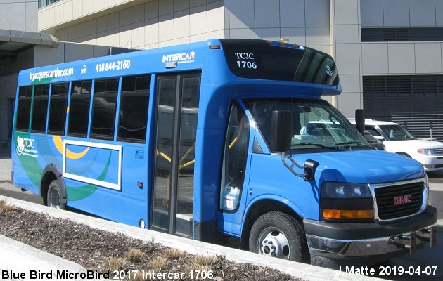 BUS/AUTOBUS: Blue Bird MicroBird 2017 Intercar