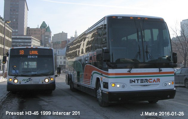 BUS/AUTOBUS: Prevost H3-45 1999 Intercar