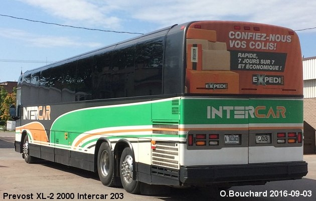 BUS/AUTOBUS: Prevost XL-2 2000 Intercar