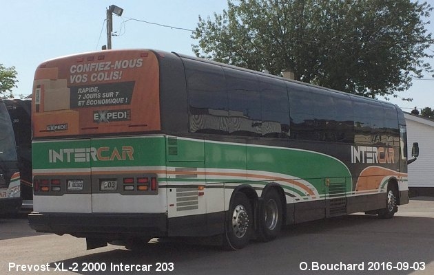 BUS/AUTOBUS: Prevost XL-2 2000 Intercar