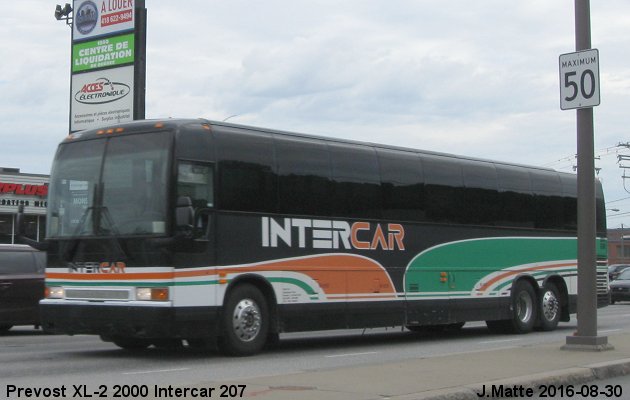 BUS/AUTOBUS: Prevost XL-2 2000 Intercar