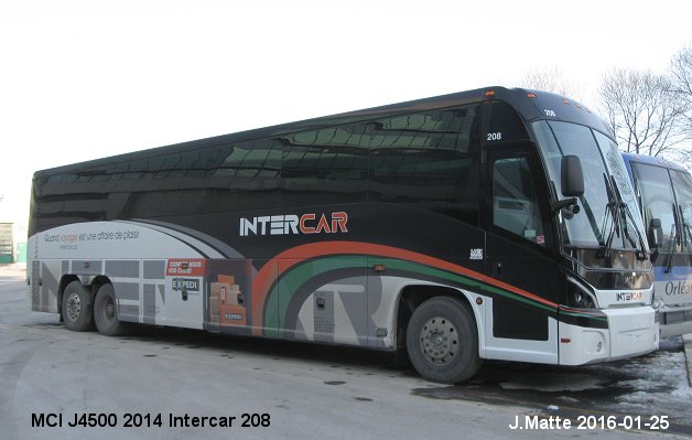 BUS/AUTOBUS: MCI J4500 2014 Intercar