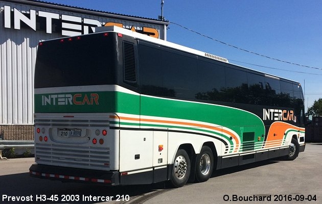 BUS/AUTOBUS: Prevost H3-45 2003 Intercar