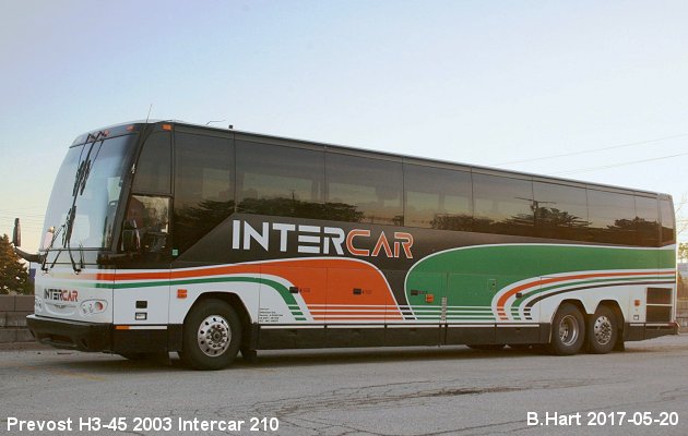 BUS/AUTOBUS: Prevost H3-45 2003 Intercar