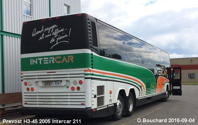 BUS/AUTOBUS: Prevost H3-45 2005 Intercar