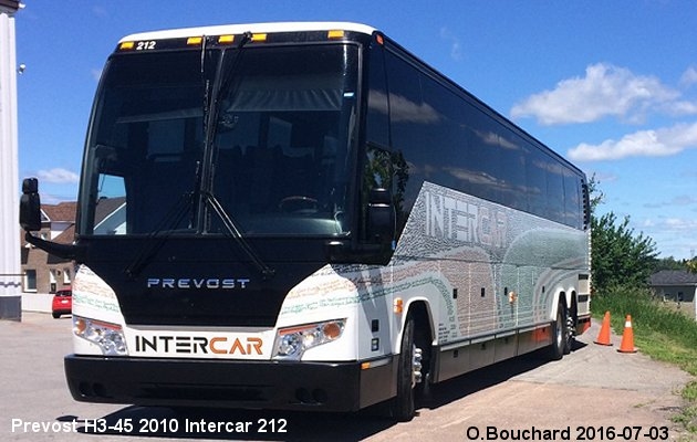 BUS/AUTOBUS: Prevost H3-45 2010 Intercar