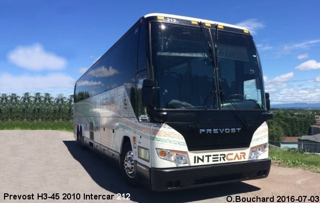 BUS/AUTOBUS: Prevost H3-45 2010 Intercar