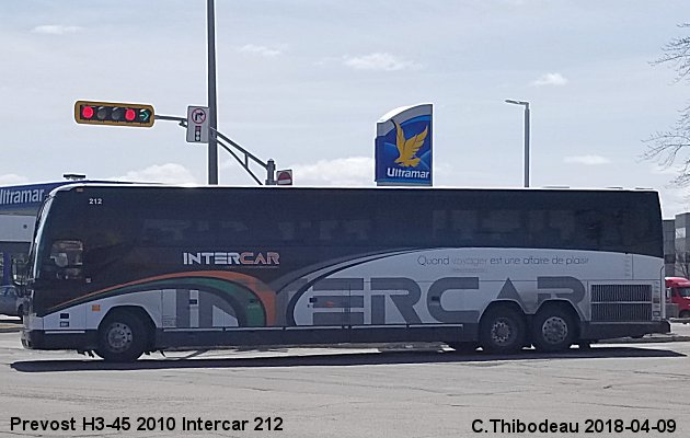 BUS/AUTOBUS: Prevost H3-45 2010 Intercar