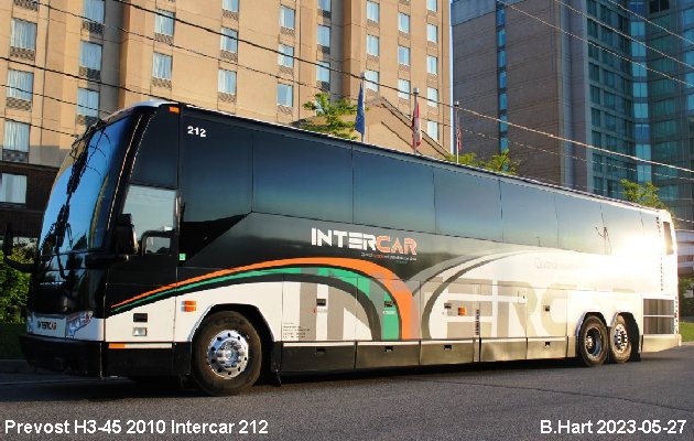 BUS/AUTOBUS: Prevost H3-45 2010 Intercar