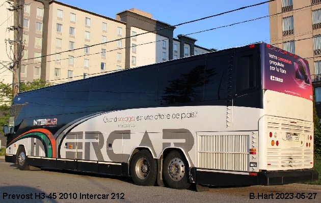 BUS/AUTOBUS: Prevost H3-45 2010 Intercar