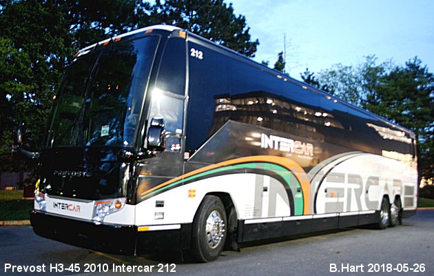 BUS/AUTOBUS: Prevost H3-45 2010 Intercar