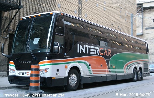 BUS/AUTOBUS: Prevost H3-45 2011 Intercar