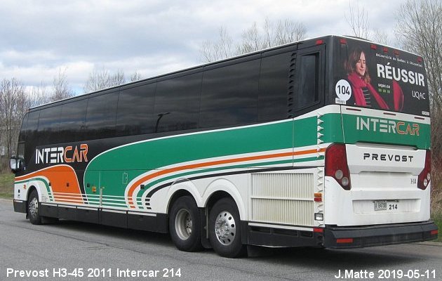 BUS/AUTOBUS: Prevost H3-45 2011 Intercar