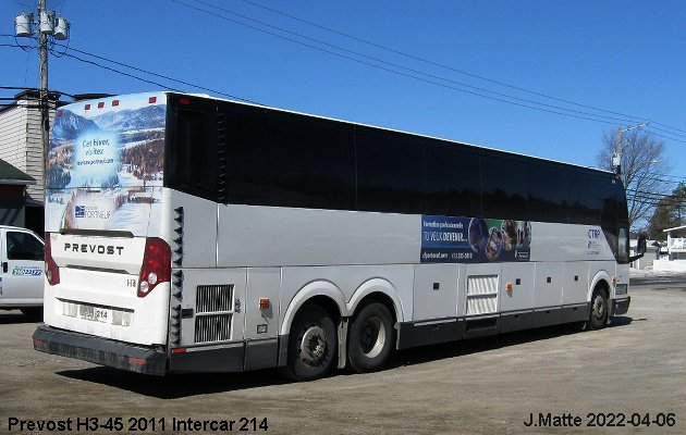 BUS/AUTOBUS: Prevost H3-45 2011 Intercar