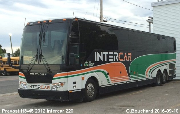 BUS/AUTOBUS: Prevost H3-45 2012 Intercar