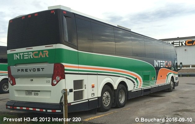 BUS/AUTOBUS: Prevost H3-45 2012 Intercar