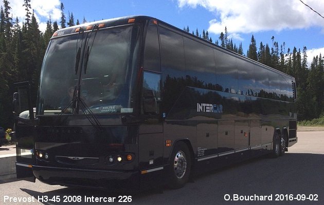 BUS/AUTOBUS: Prevost H3-45 2008 Intercar