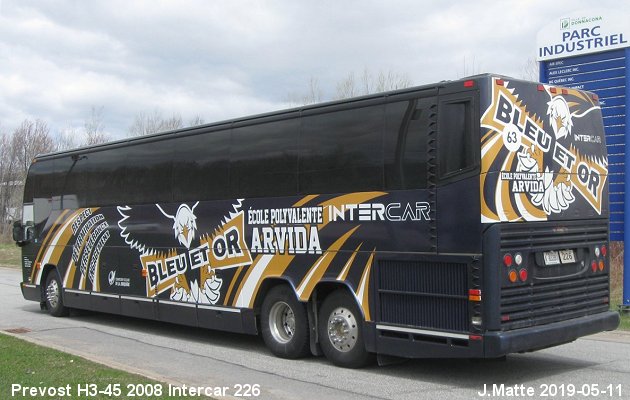 BUS/AUTOBUS: Prevost H3-45 2008 Intercar