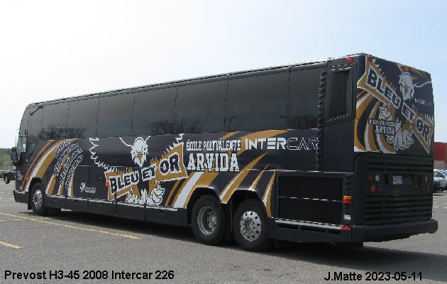 BUS/AUTOBUS: Prevost H3-45 2008 Intercar