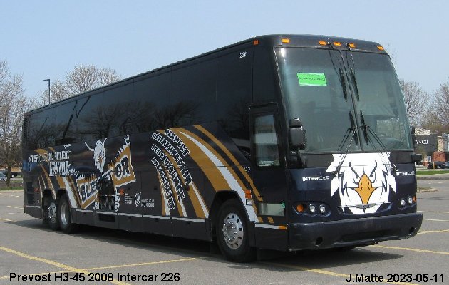 BUS/AUTOBUS: Prevost H3-45 2008 Intercar