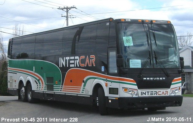 BUS/AUTOBUS: Prevost H3-45 2011 Intercar