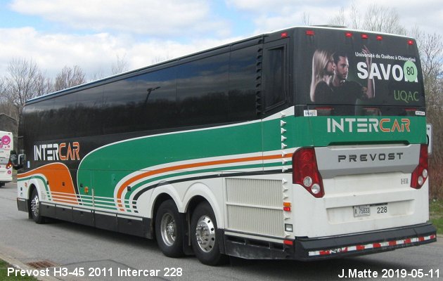 BUS/AUTOBUS: Prevost H3-45 2011 Intercar