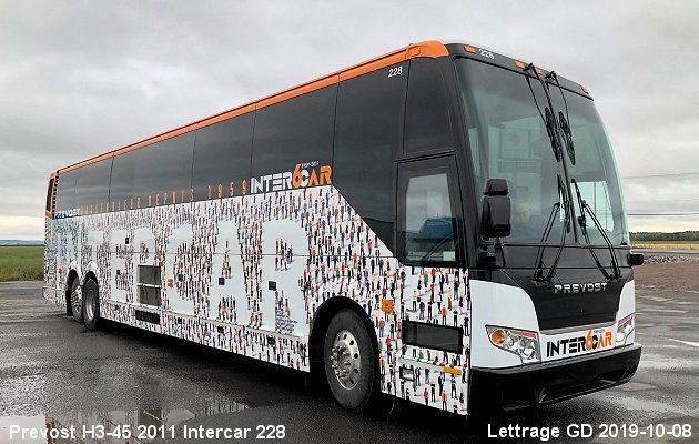 BUS/AUTOBUS: Prevost H3-45 2011 Intercar