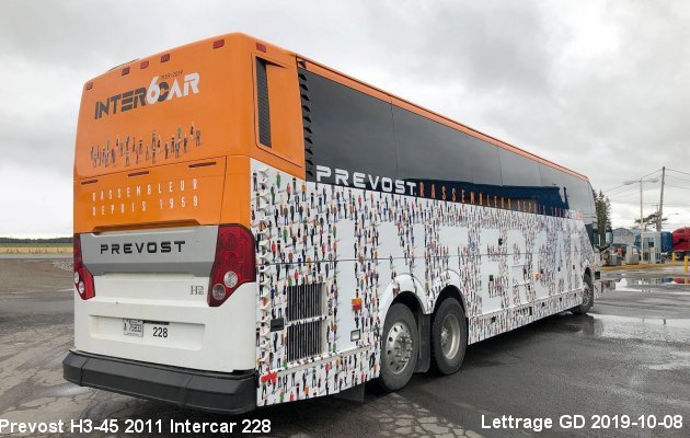 BUS/AUTOBUS: Prevost H3-45 2011 Intercar