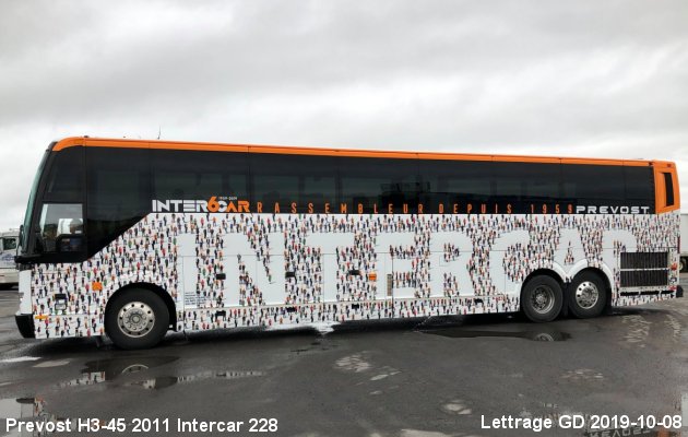 BUS/AUTOBUS: Prevost H3-45 2011 Intercar