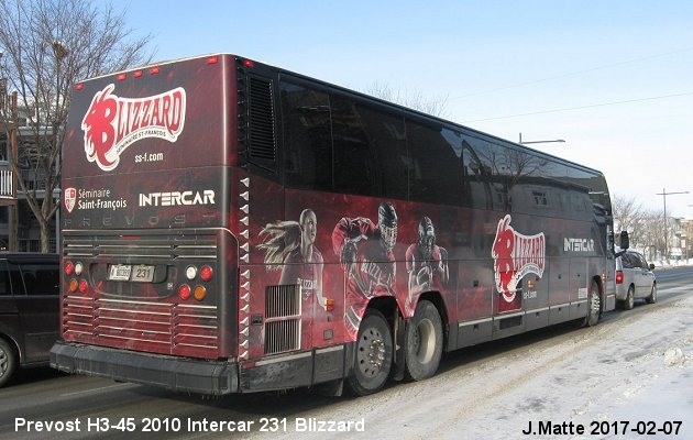 BUS/AUTOBUS: Prevost H3-45 2010 Intercar