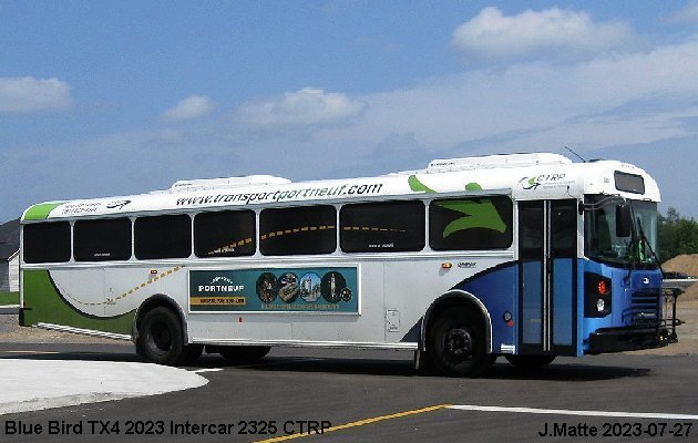 BUS/AUTOBUS: Blue Bird TX4 2023 Intercar