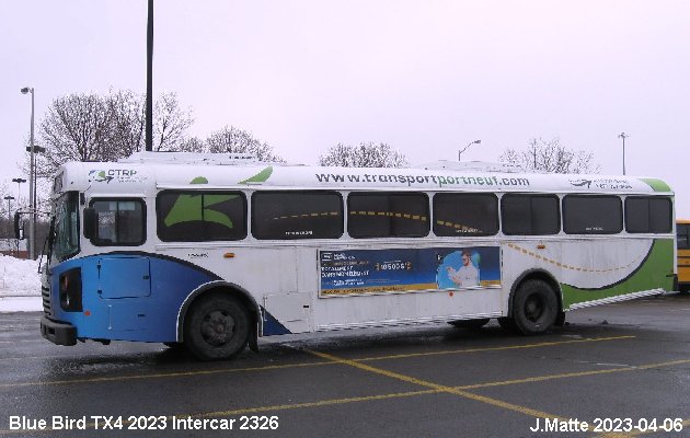 BUS/AUTOBUS: Blue Bird TX4 2023 Intercar