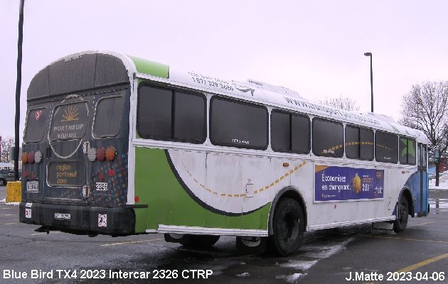 BUS/AUTOBUS: Blue Bird TX4 2023 Intercar