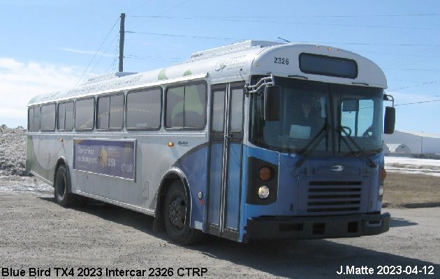 BUS/AUTOBUS: Blue Bird TX4 2023 Intercar