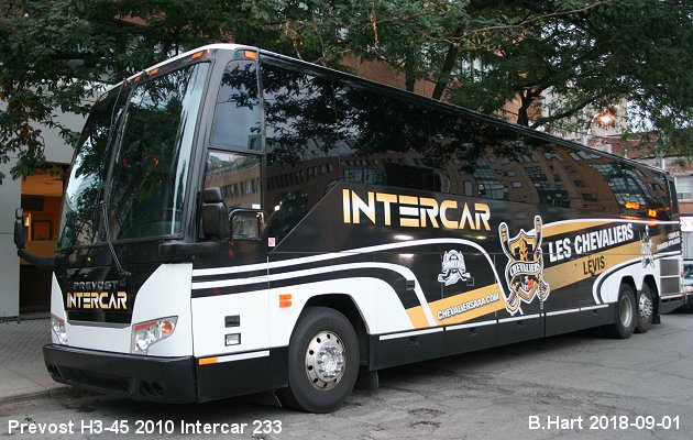 BUS/AUTOBUS: Prevost H3-45 2010 Intercar