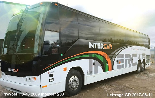 BUS/AUTOBUS: Prevost H3-45 2009 Intercar