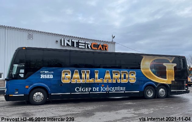 BUS/AUTOBUS: Prevost H3-45 2012 Intercar