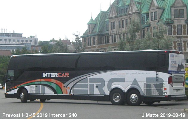 BUS/AUTOBUS: Prevost H3-45 2019 Intercar