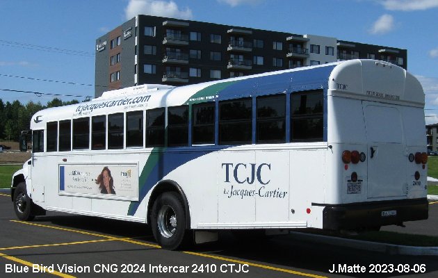 BUS/AUTOBUS: Blue Bird Vision CNG 2024 Intercar