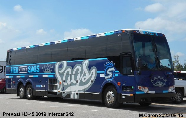 BUS/AUTOBUS: Prevost H3-45 2019 Intercar