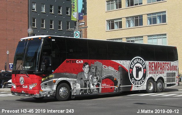 BUS/AUTOBUS: Prevost H3-45 2019 Intercar