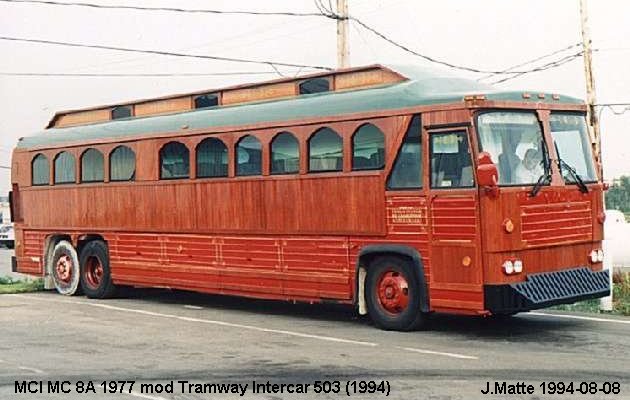 BUS/AUTOBUS: MCI MC 8A 1977 Intercar