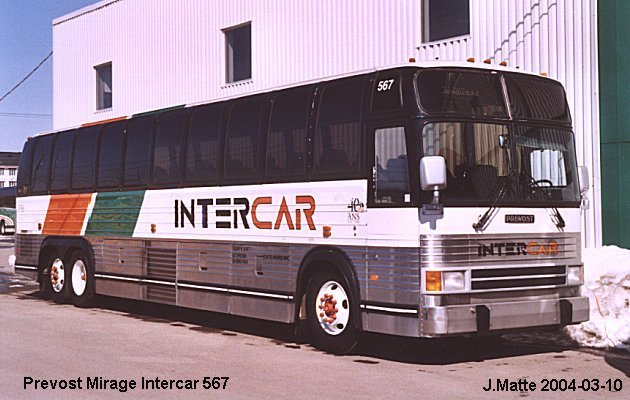 BUS/AUTOBUS: Prevost Le Mirage 1998 Intercar