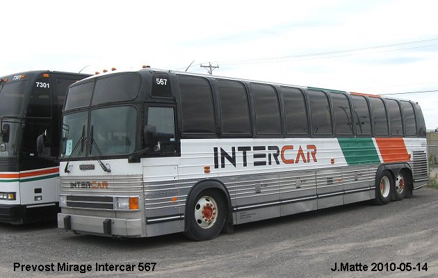 BUS/AUTOBUS: Prevost Mirage 1998 Intercar